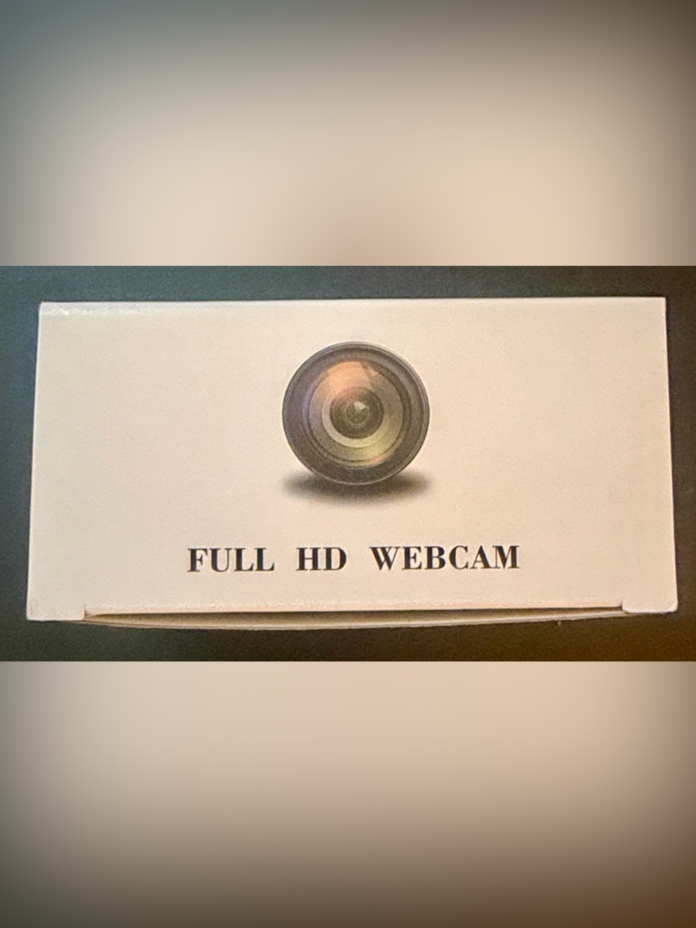 Full HD Webcam - White Compact USB Camera